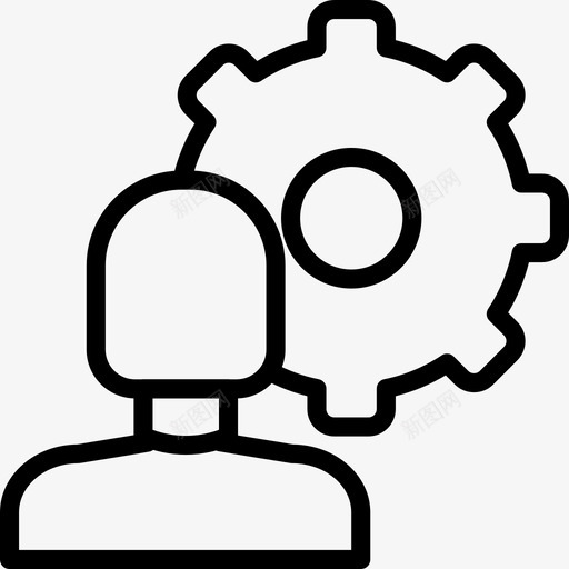 用户业务154直系图标svg_新图网 https://ixintu.com 业务154 用户 直系