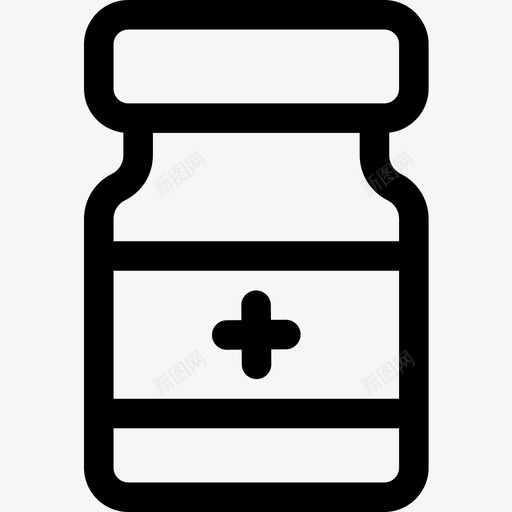 粉末药物16线性图标svg_新图网 https://ixintu.com 粉末 线性 药物16