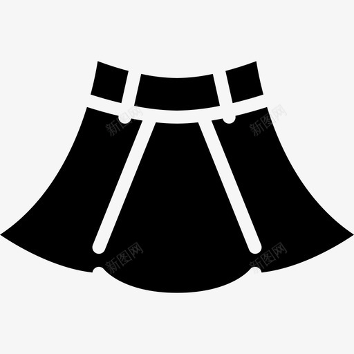 裙子夏装4填充图标svg_新图网 https://ixintu.com 填充 夏装4 裙子