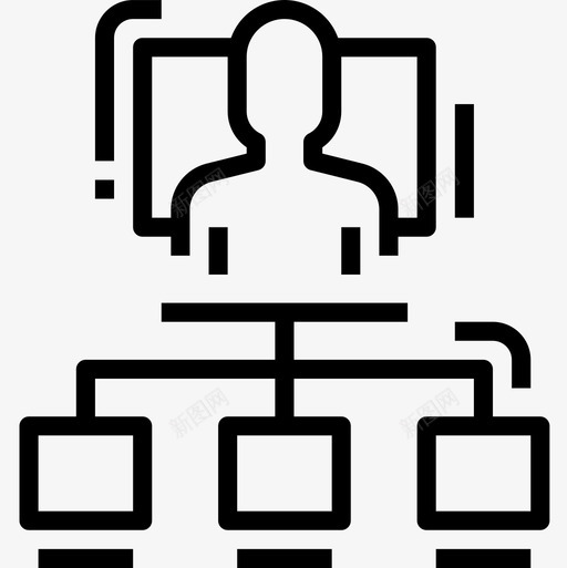 层级结构人力资源42线性图标svg_新图网 https://ixintu.com 人力资源42 层级结构 线性