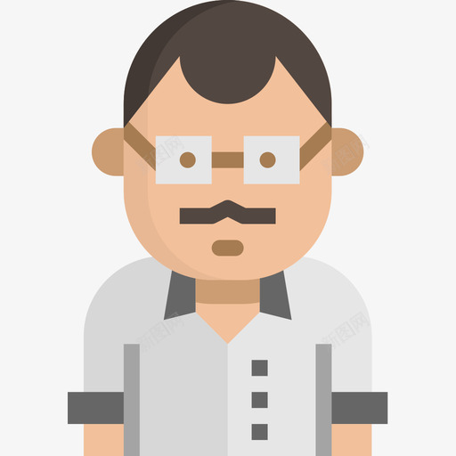 教师职业人化身2扁平图标svg_新图网 https://ixintu.com 扁平 教师 职业人化身2