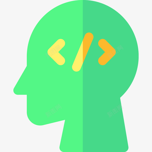 编码计算机功能平面图标svg_新图网 https://ixintu.com 平面 编码 计算机功能