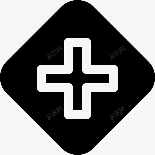 十字路口信号和禁令2填充图标svg_新图网 https://ixintu.com 信号和禁令2 十字路口 填充