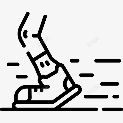 跑步业余爱好2直线型图标svg_新图网 https://ixintu.com 业余爱好2 直线型 跑步