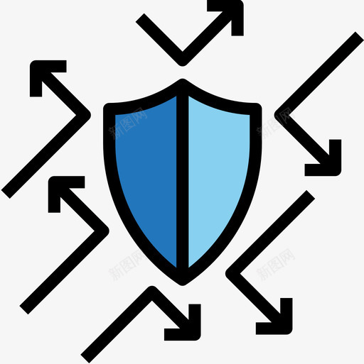 屏蔽gdpr12线性颜色图标svg_新图网 https://ixintu.com gdpr12 屏蔽 线性颜色