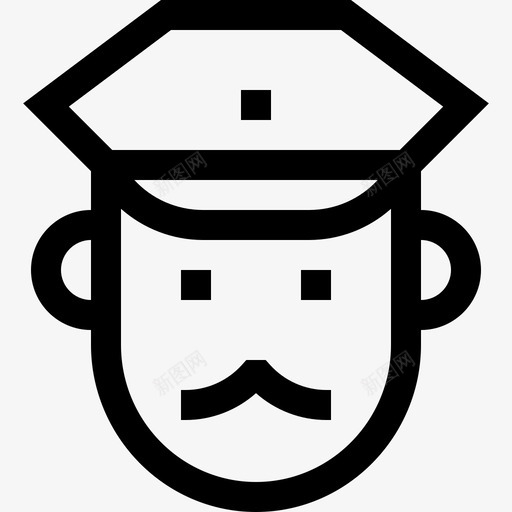 警察阿凡达44直系人图标svg_新图网 https://ixintu.com 直系人 警察 阿凡达44
