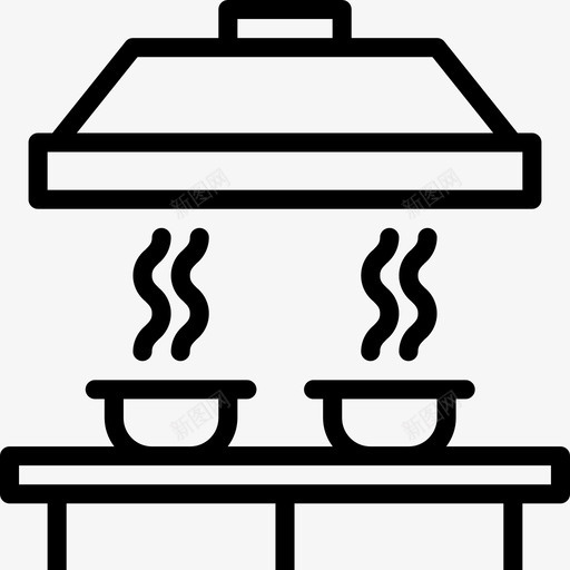 烟雾探测器家具和家用13线性图标svg_新图网 https://ixintu.com 家具和家用13 烟雾探测器 线性