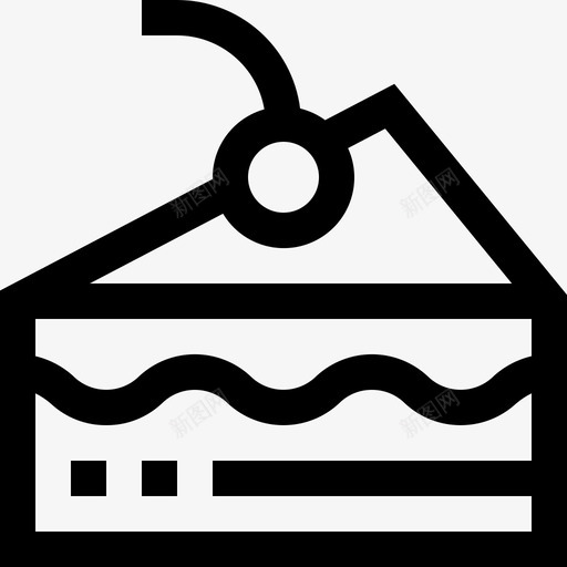 蛋糕烹饪食品和饮料线性图标svg_新图网 https://ixintu.com 烹饪食品和饮料 线性 蛋糕