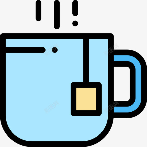 Tea用户界面30线性颜色图标svg_新图网 https://ixintu.com Tea 用户界面30 线性颜色