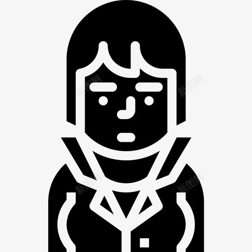 侦探职业女性化身2填充图标svg_新图网 https://ixintu.com 侦探 填充 职业女性化身2