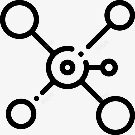 共享媒体技术5线性图标svg_新图网 https://ixintu.com 共享 媒体技术5 线性