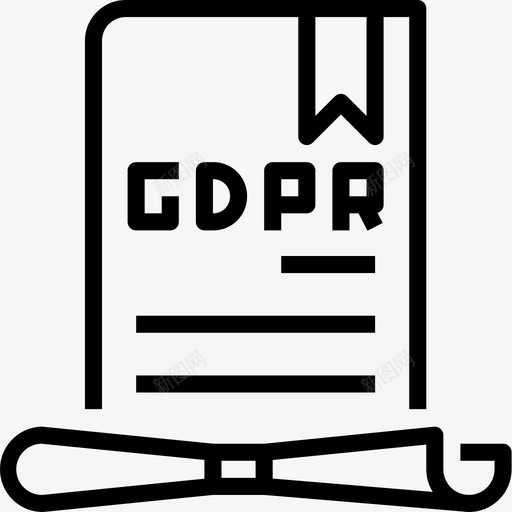 文件gdpr13线性图标svg_新图网 https://ixintu.com gdpr13 文件 线性