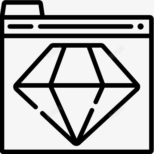 高级网页68线性图标svg_新图网 https://ixintu.com 线性 网页设计68 高级