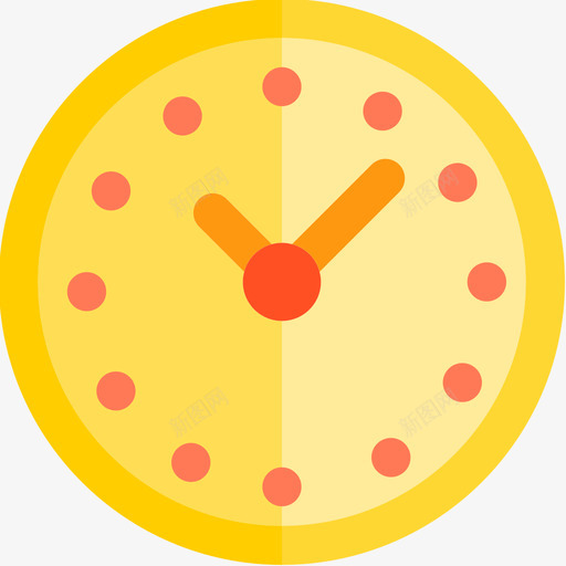 钟47时平的图标svg_新图网 https://ixintu.com 47时 平的 钟