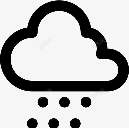 雨秋天32直线图标svg_新图网 https://ixintu.com 直线 秋天32 雨