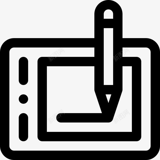 图形平板电脑响应式19线性图标svg_新图网 https://ixintu.com 响应式设计19 图形平板电脑 线性