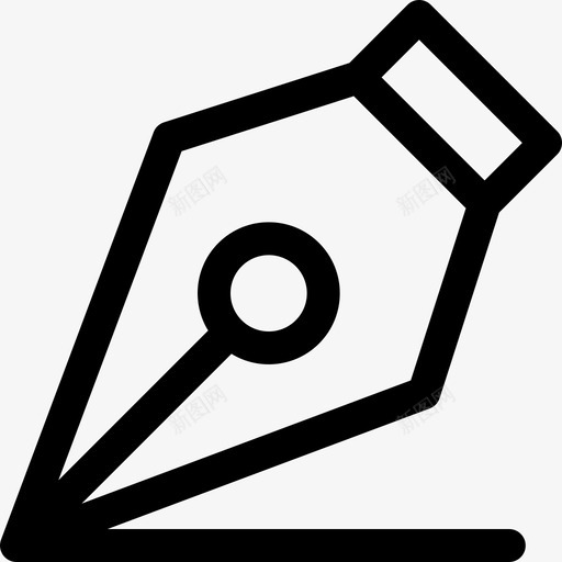 笔通信和媒体18线性图标svg_新图网 https://ixintu.com 笔 线性 通信和媒体18