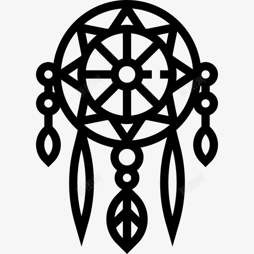 Dreamcatcher印第安人2直系图标svg_新图网 https://ixintu.com Dreamcatcher 印第安人2 直系