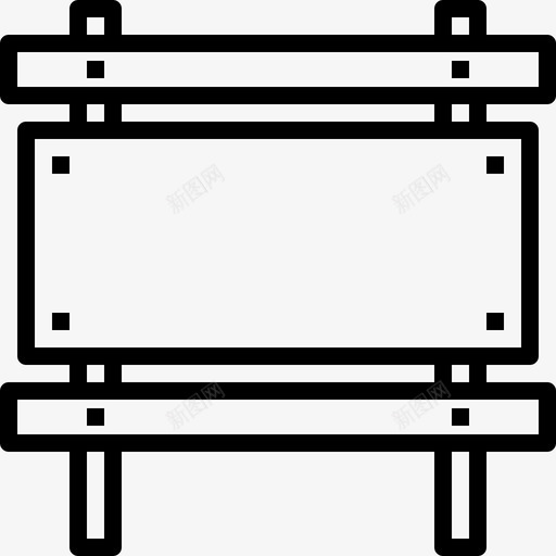 招牌数字广告3线性图标svg_新图网 https://ixintu.com 招牌 数字广告3 线性