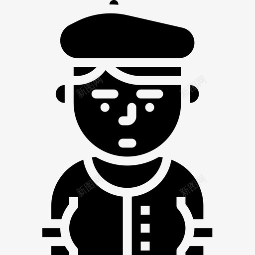 艺术家职业女性化身2填充图标svg_新图网 https://ixintu.com 填充 职业女性化身2 艺术家