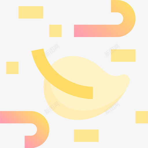风秋天31黄色图标svg_新图网 https://ixintu.com 秋天31 风 黄色