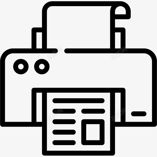 印刷测试编辑6线性图标svg_新图网 https://ixintu.com 印刷测试 线性 编辑设计6