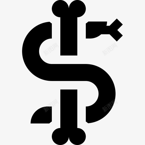 蛇万圣节66填充物图标svg_新图网 https://ixintu.com 万圣节66 填充物 蛇