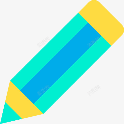 铅笔教育和学校3扁平图标svg_新图网 https://ixintu.com 扁平 教育和学校3 铅笔