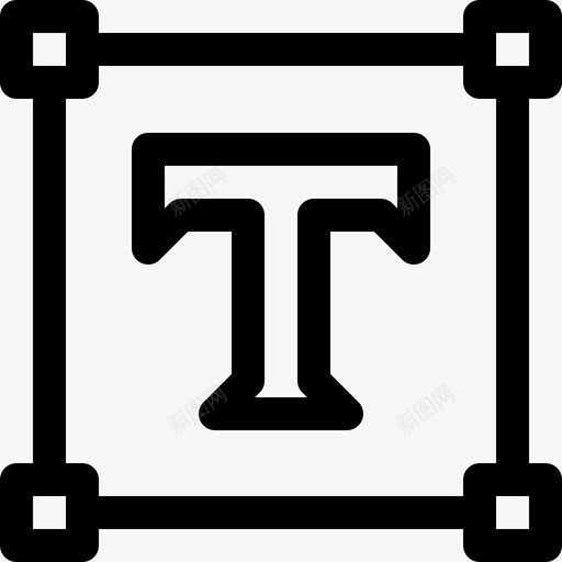 文本响应式19线性图标svg_新图网 https://ixintu.com 响应式设计19 文本 线性