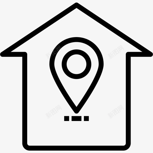 家地址2直系图标svg_新图网 https://ixintu.com 地址2 家 直系