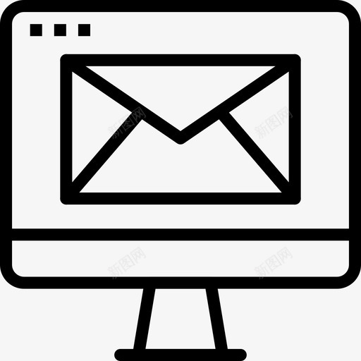 电子邮件后勤4直拨图标svg_新图网 https://ixintu.com 后勤4 电子邮件 直拨
