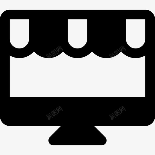 网店电子商务37满图标svg_新图网 https://ixintu.com 满 电子商务37 网店