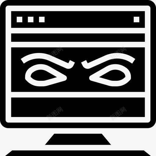 间谍软件网络安全4填充图标svg_新图网 https://ixintu.com 填充 网络安全4 间谍软件