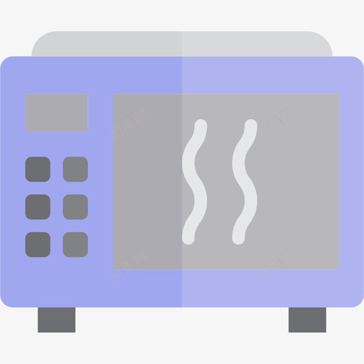 微波炉家用电器10台平板图标svg_新图网 https://ixintu.com 家用电器10台 平板 微波炉