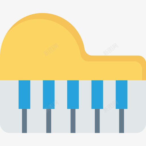 钢琴音乐音像平板图标svg_新图网 https://ixintu.com 平板 钢琴 音乐音像