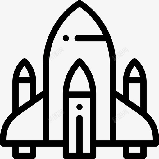 航天飞机76号航天飞机直线型图标svg_新图网 https://ixintu.com 76号航天飞机 直线型 航天飞机