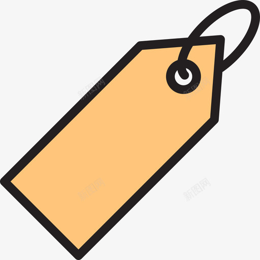 标签必需品营销线性颜色图标svg_新图网 https://ixintu.com 必需品营销 标签 线性颜色