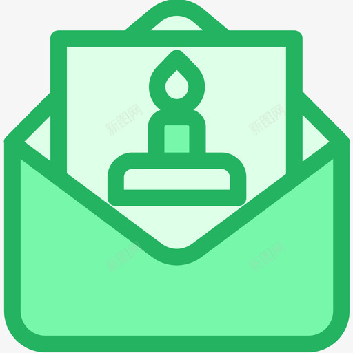 生日请柬庆祝11线形绿色图标svg_新图网 https://ixintu.com 庆祝11 生日请柬 线形绿色