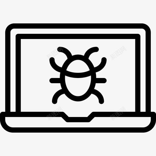 病毒网页搜索引擎优化3线性图标svg_新图网 https://ixintu.com 病毒 线性 网页搜索引擎优化3