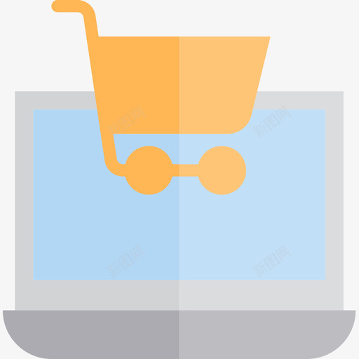 网上购物必需品在线营销扁平化图标svg_新图网 https://ixintu.com 必需品在线营销 扁平化 网上购物