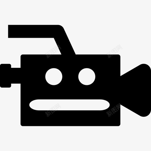 电影摄影机电子小工具图标svg_新图网 https://ixintu.com 小工具 小工具实心图标 技术 电子 电影摄影机