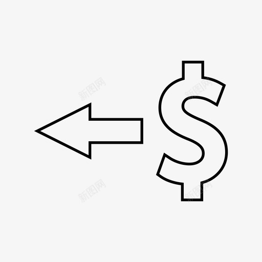 注销结账支出图标svg_新图网 https://ixintu.com 公司业务线图标 已售 支出 注销 结账 融资