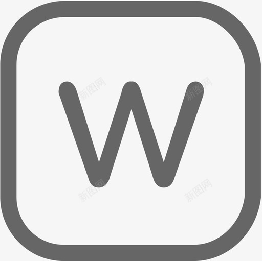 wordsvg_新图网 https://ixintu.com word 填充 单色 圆润 简约