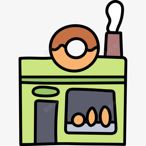面包店面包店63彩色图标svg_新图网 https://ixintu.com 彩色 面包店 面包店63