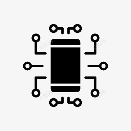 电话设备电子图标svg_新图网 https://ixintu.com 技术 技术符号 机器 电子 电话 设备