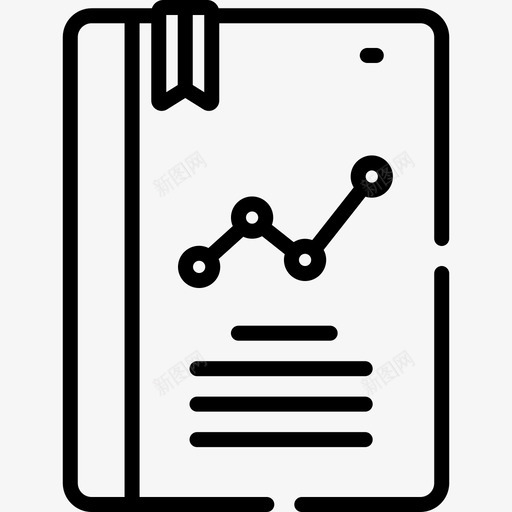 分析文献12线性图标svg_新图网 https://ixintu.com 分析 文献12 线性