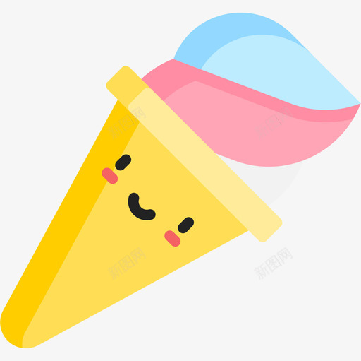 冰淇淋21号平的图标svg_新图网 https://ixintu.com 21号 冰淇淋 平的