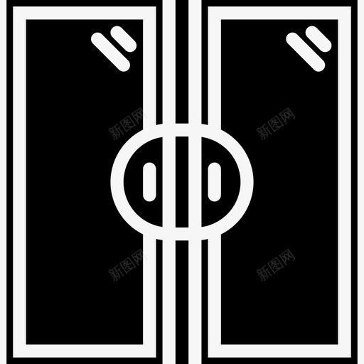 双开门家具家装2件坚固耐用图标svg_新图网 https://ixintu.com 双开门 坚固耐用 家具家装2件
