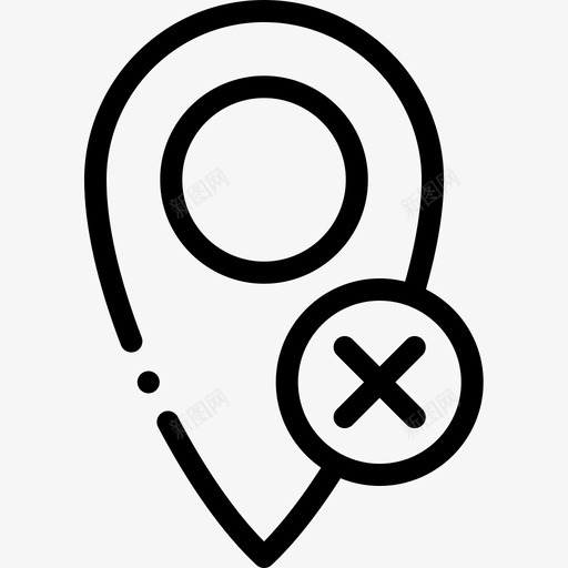 错误位置53直线图标svg_新图网 https://ixintu.com 位置53 直线 错误