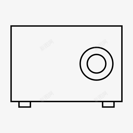 储物柜储物柜钱保险箱图标svg_新图网 https://ixintu.com 价值 保险箱 储物柜 储物柜钱 公司业务线图标 安全
